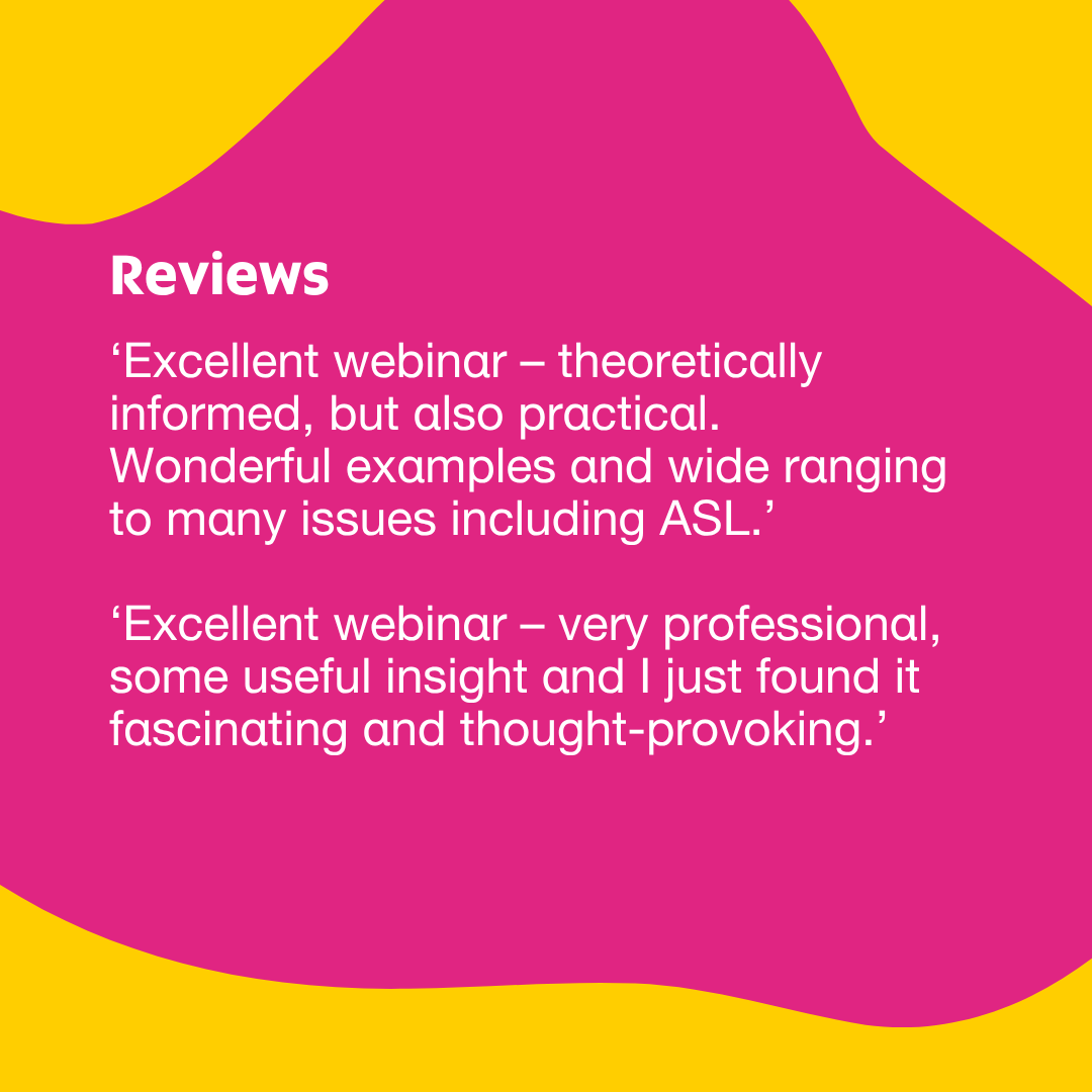 Webinar – Visual literacy and wordless picture books