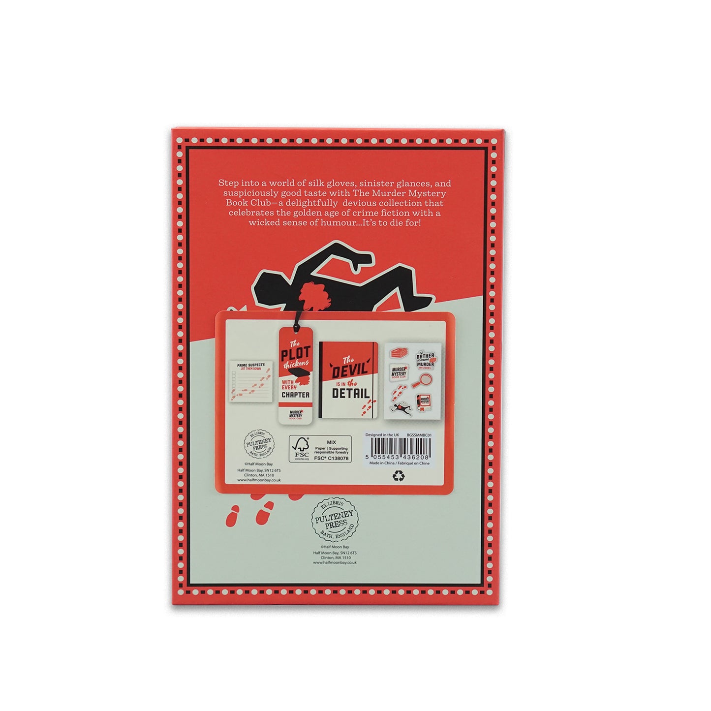 Murder Mystery Book Club Stationery Set
