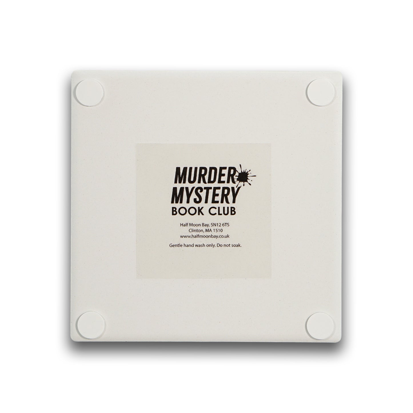 Murder Mystery Book Club coaster