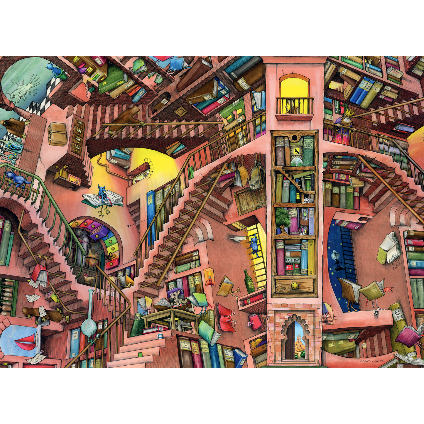 Ludicrous Library 500pc jigsaw puzzle