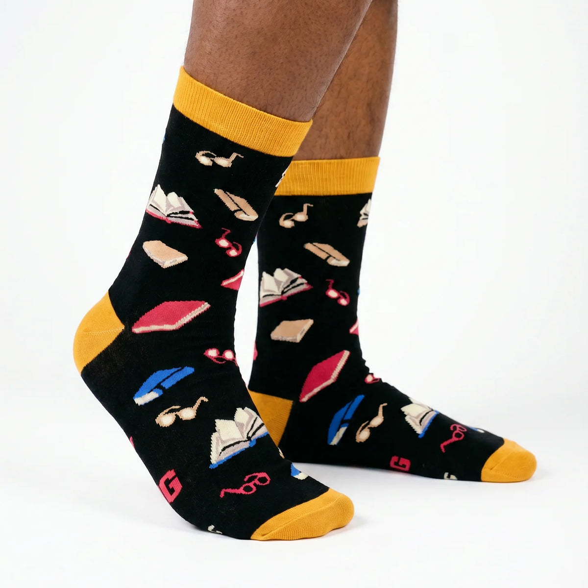Shelf Control reading socks