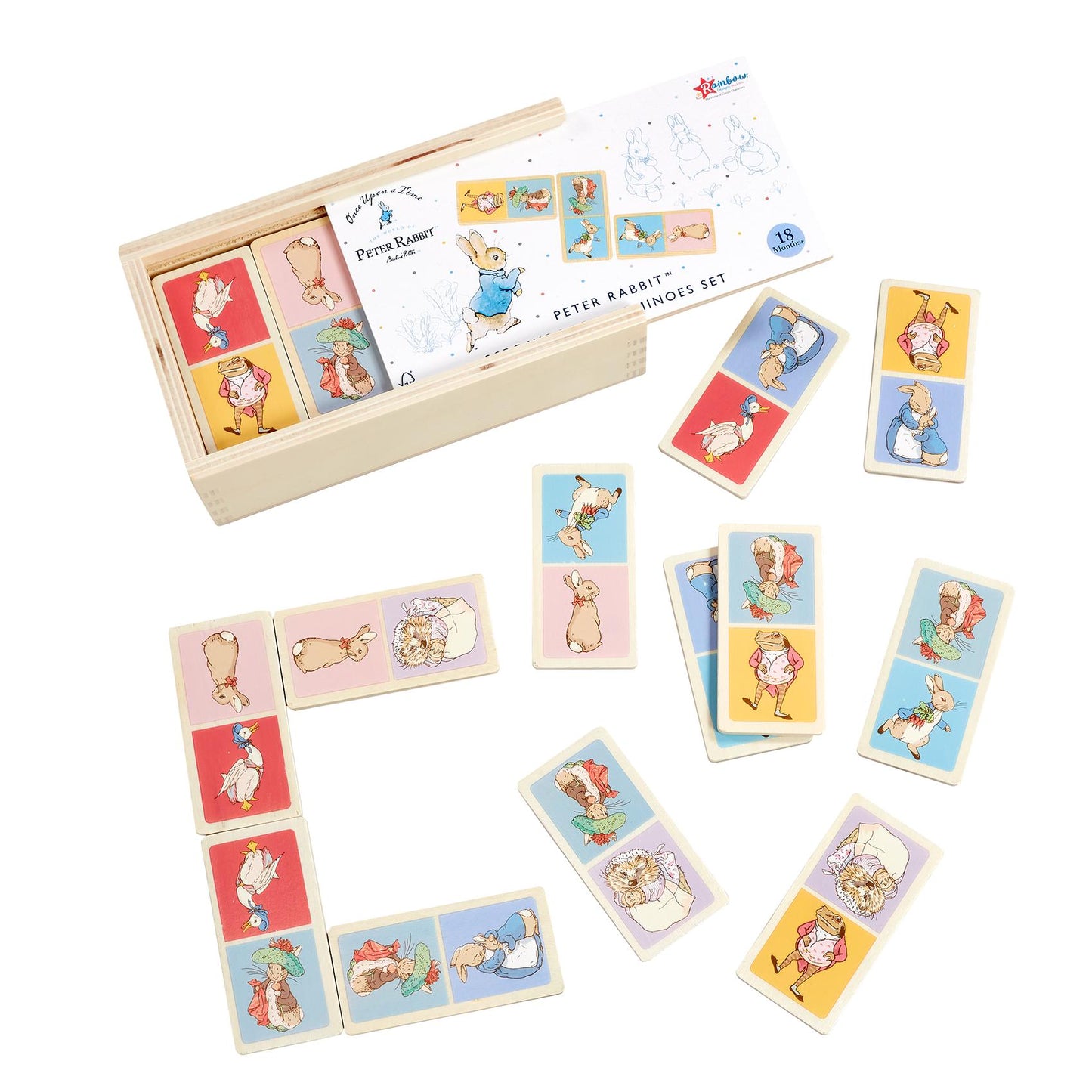 Peter Rabbit Wooden Dominoes Set