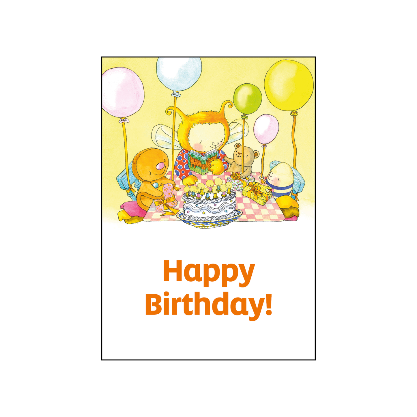 Bookbug Birthday Card