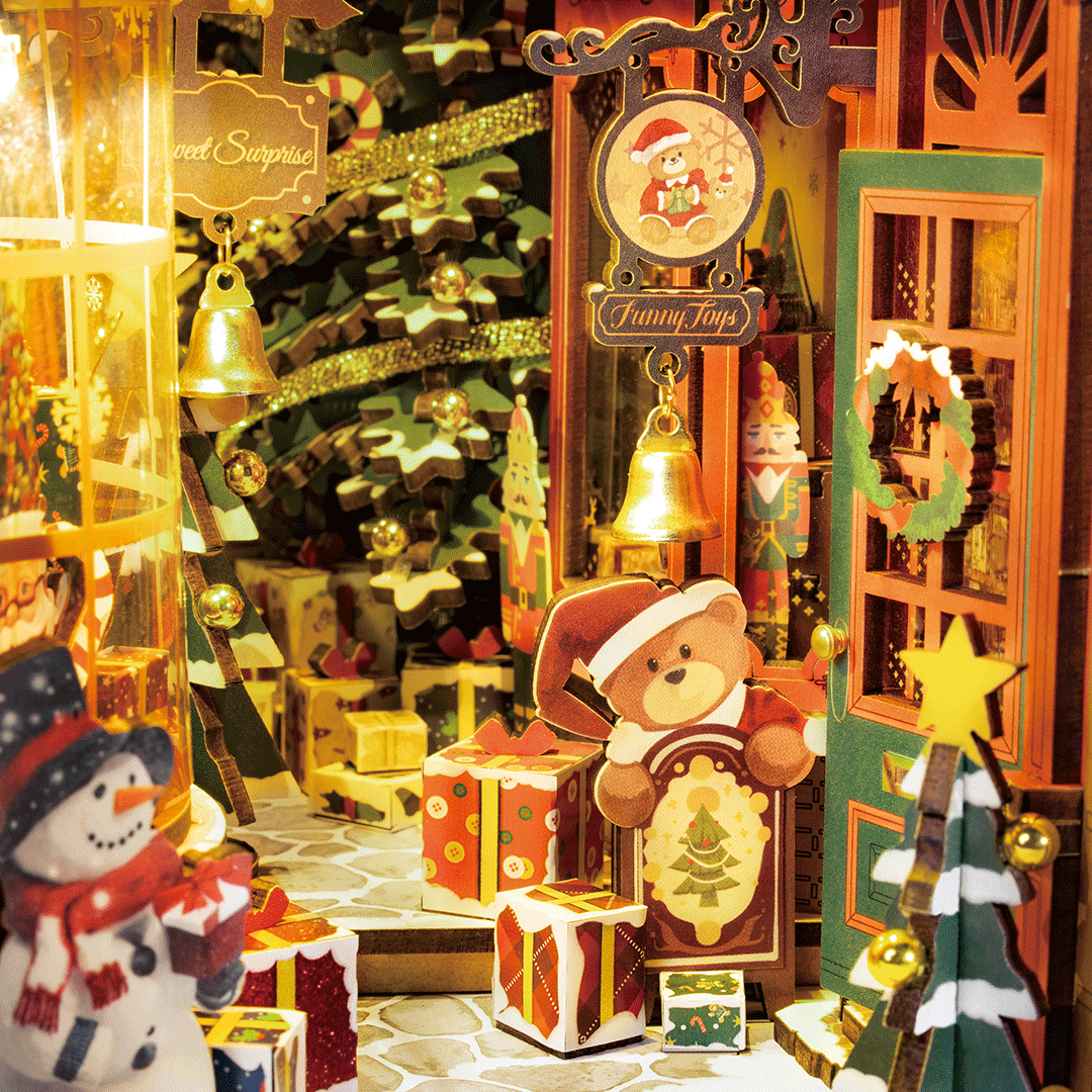 Christmas Street Book Nook Kit