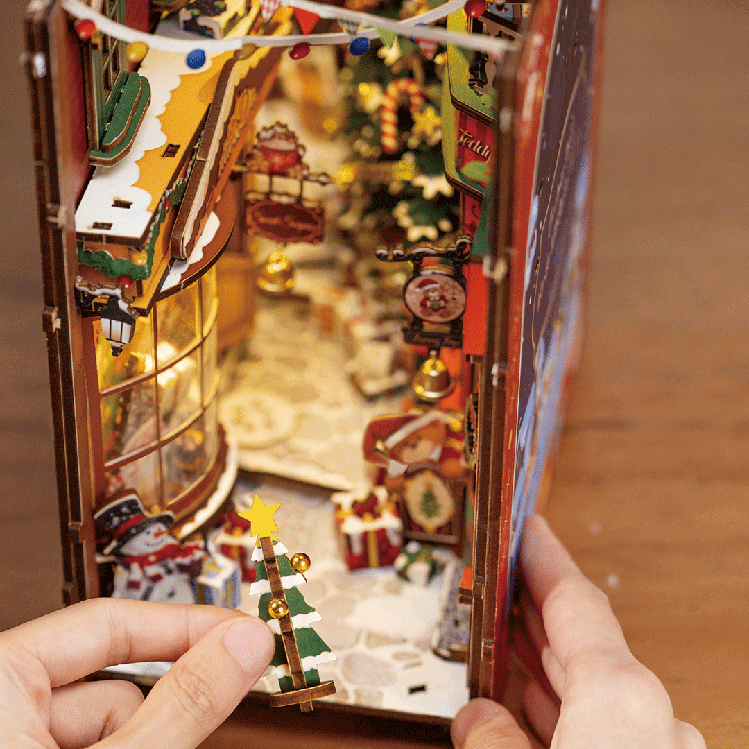 Christmas Street Book Nook Kit