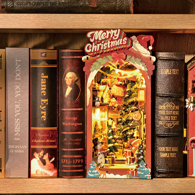 Christmas Street Book Nook Kit