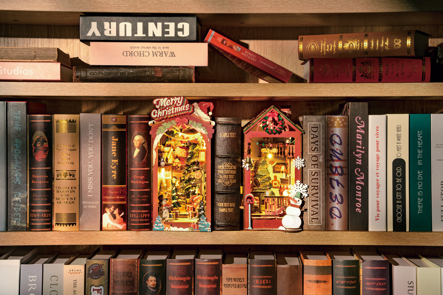 Christmas Indoor Scene Book Nook Kit