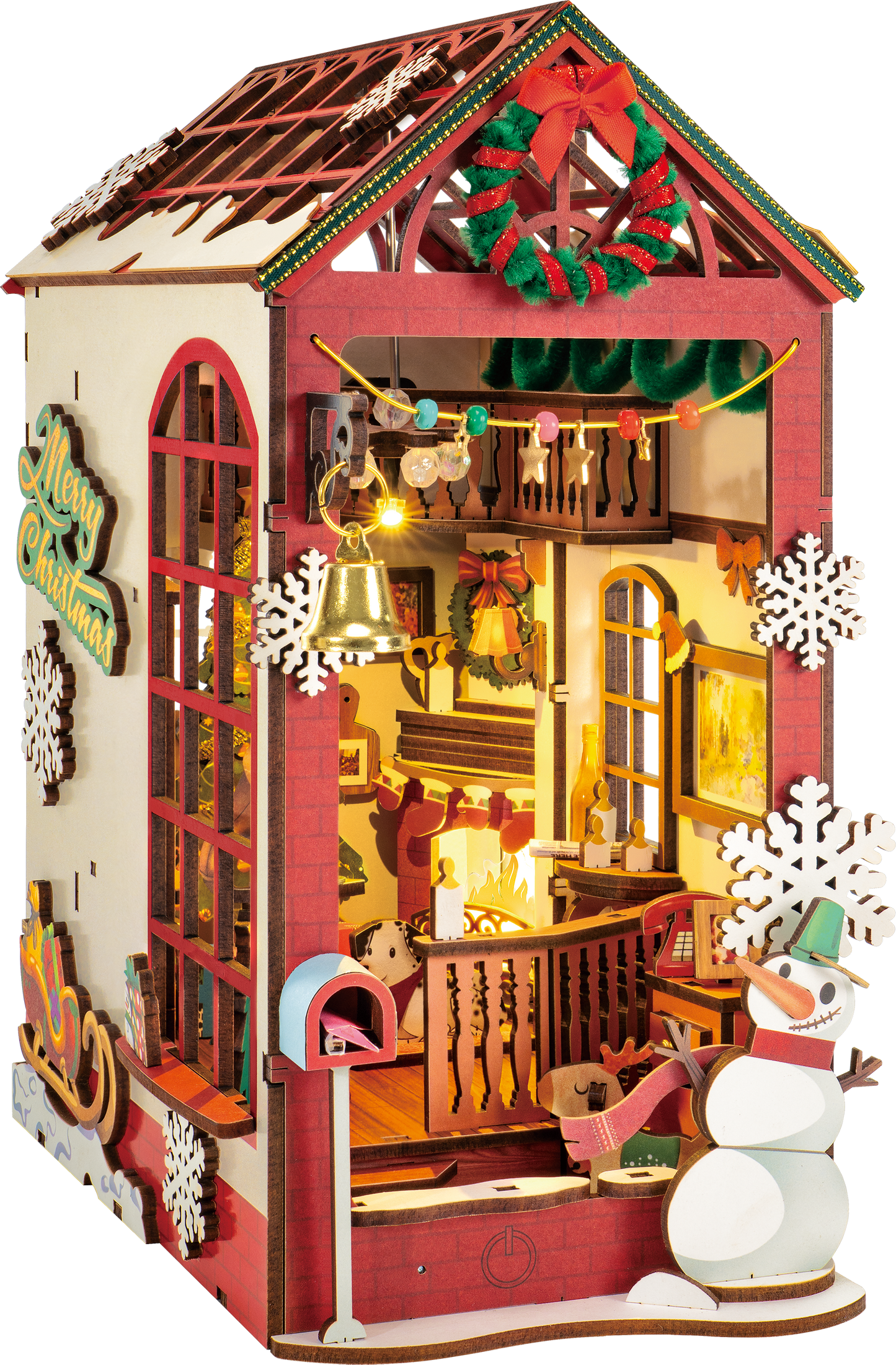 Christmas Indoor Scene Book Nook Kit