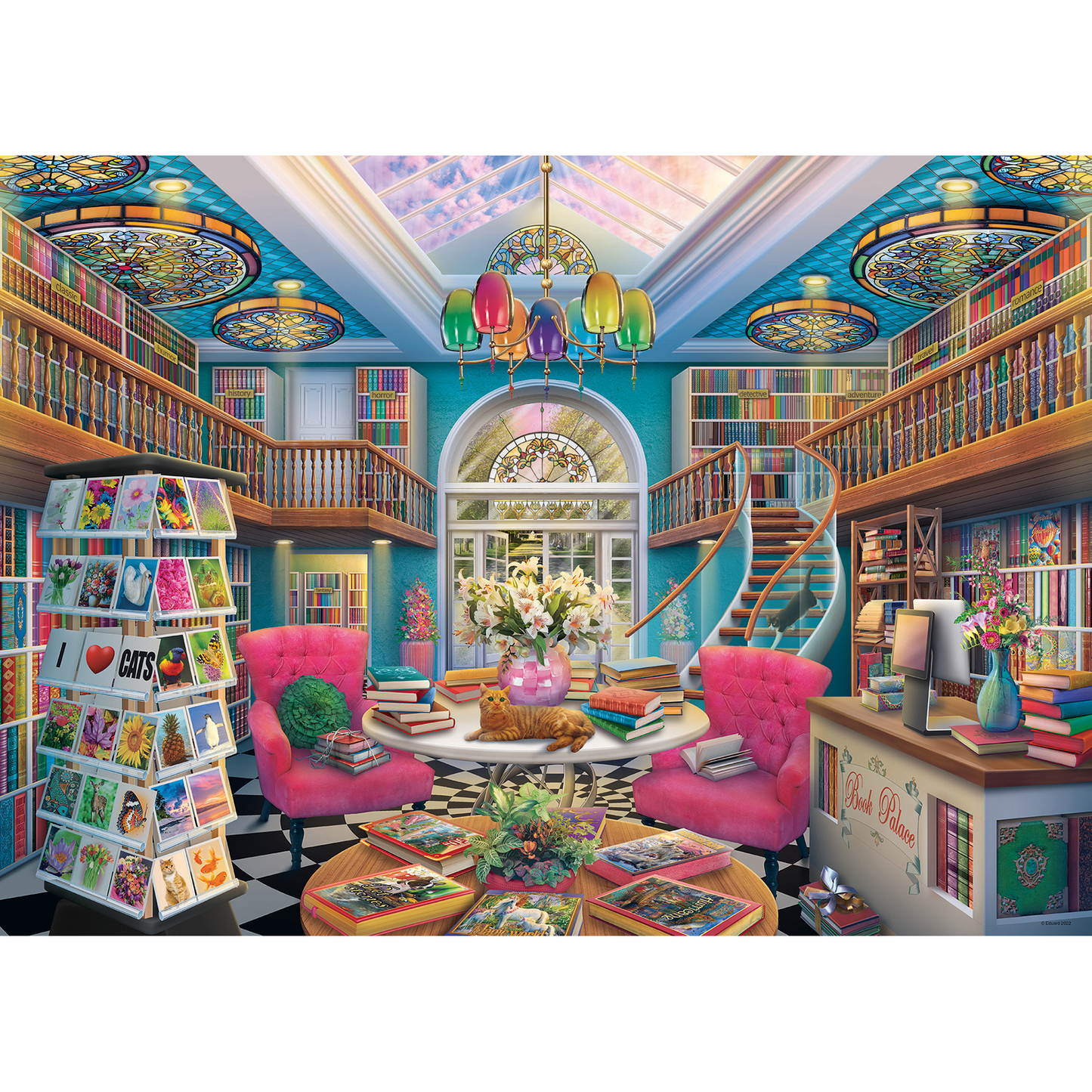 The Book Palace 1,000pc jigsaw puzzle