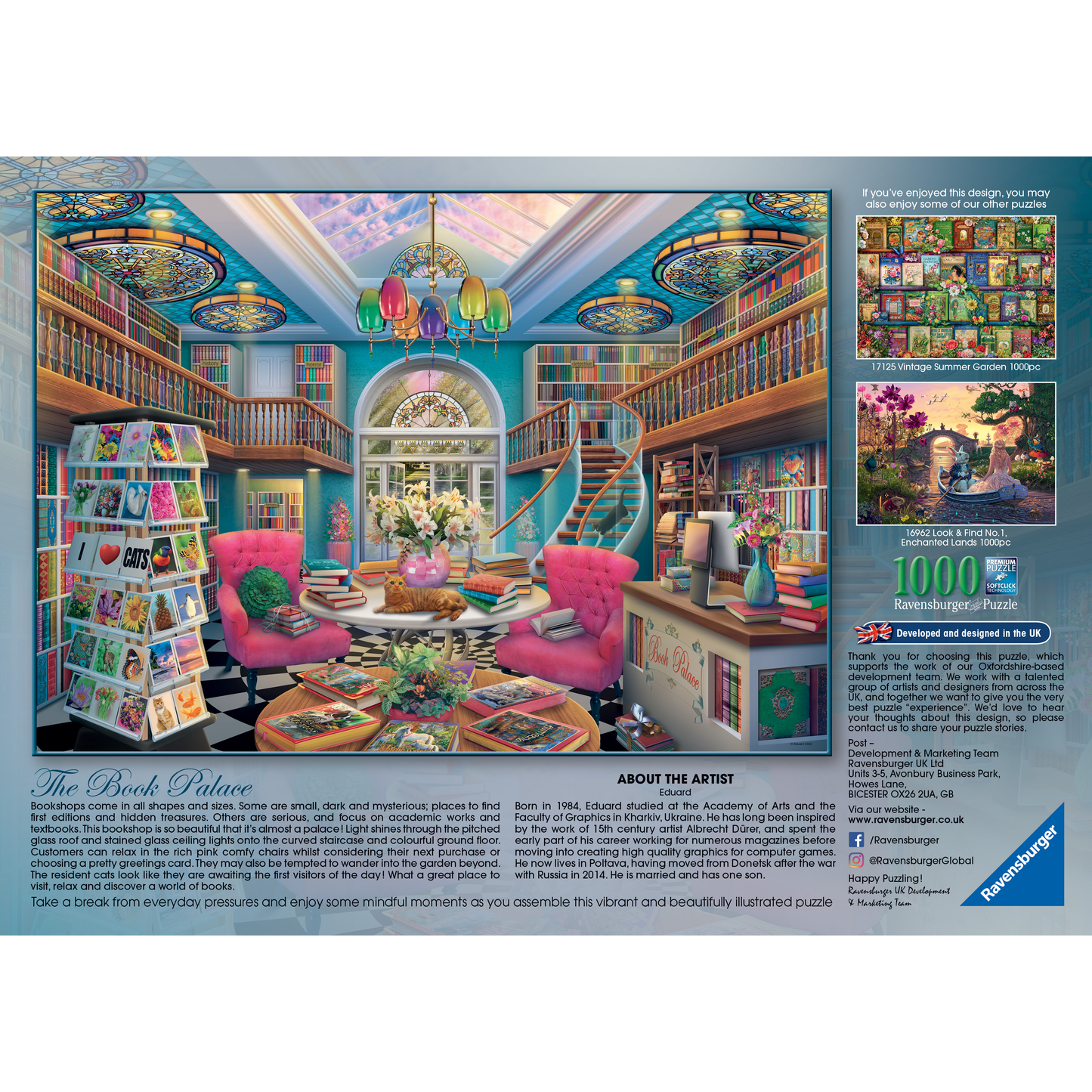 The Book Palace 1,000pc jigsaw puzzle