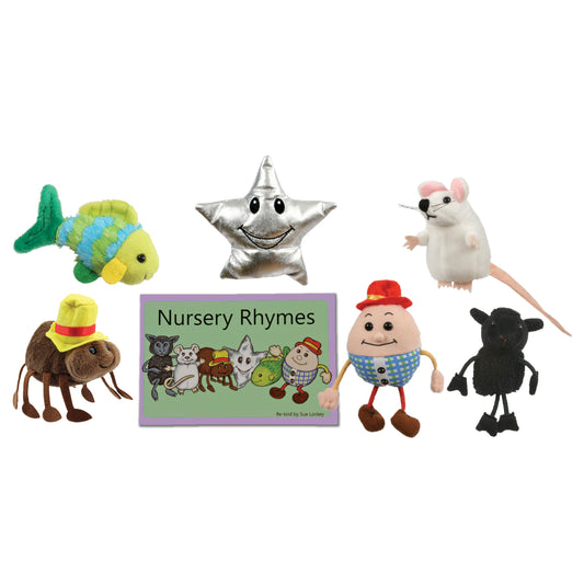 Finger puppet and book set