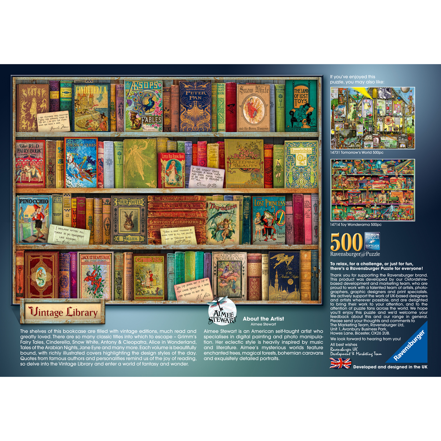 Vintage Library 500pc jigsaw puzzle