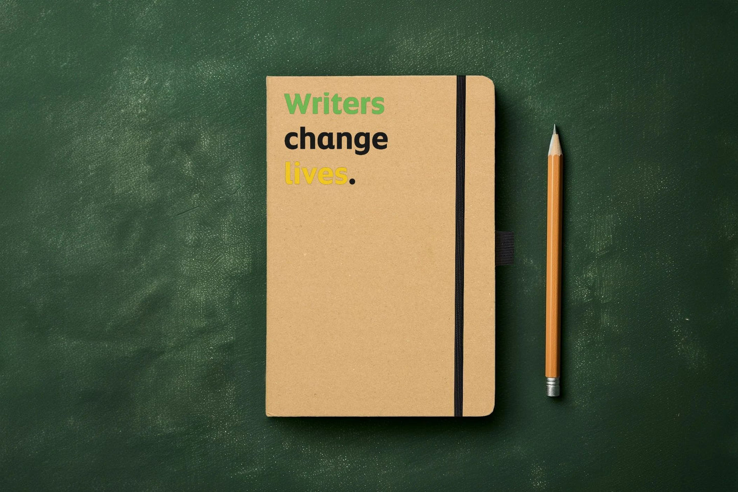 'Writers change lives' notebook