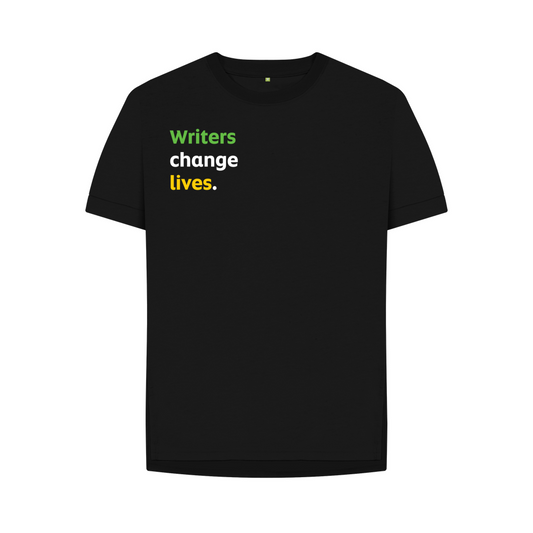 Women's T-shirt – Writers change lives (black)