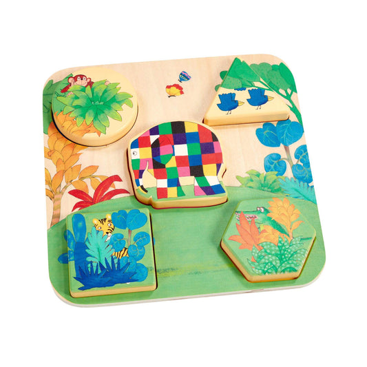 Elmer wooden shape puzzle