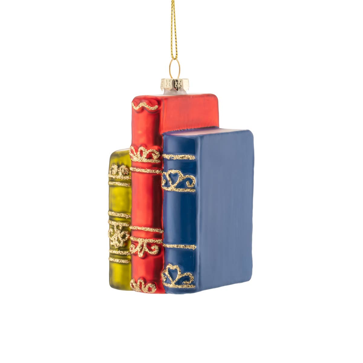 Row of Books Shaped Bauble