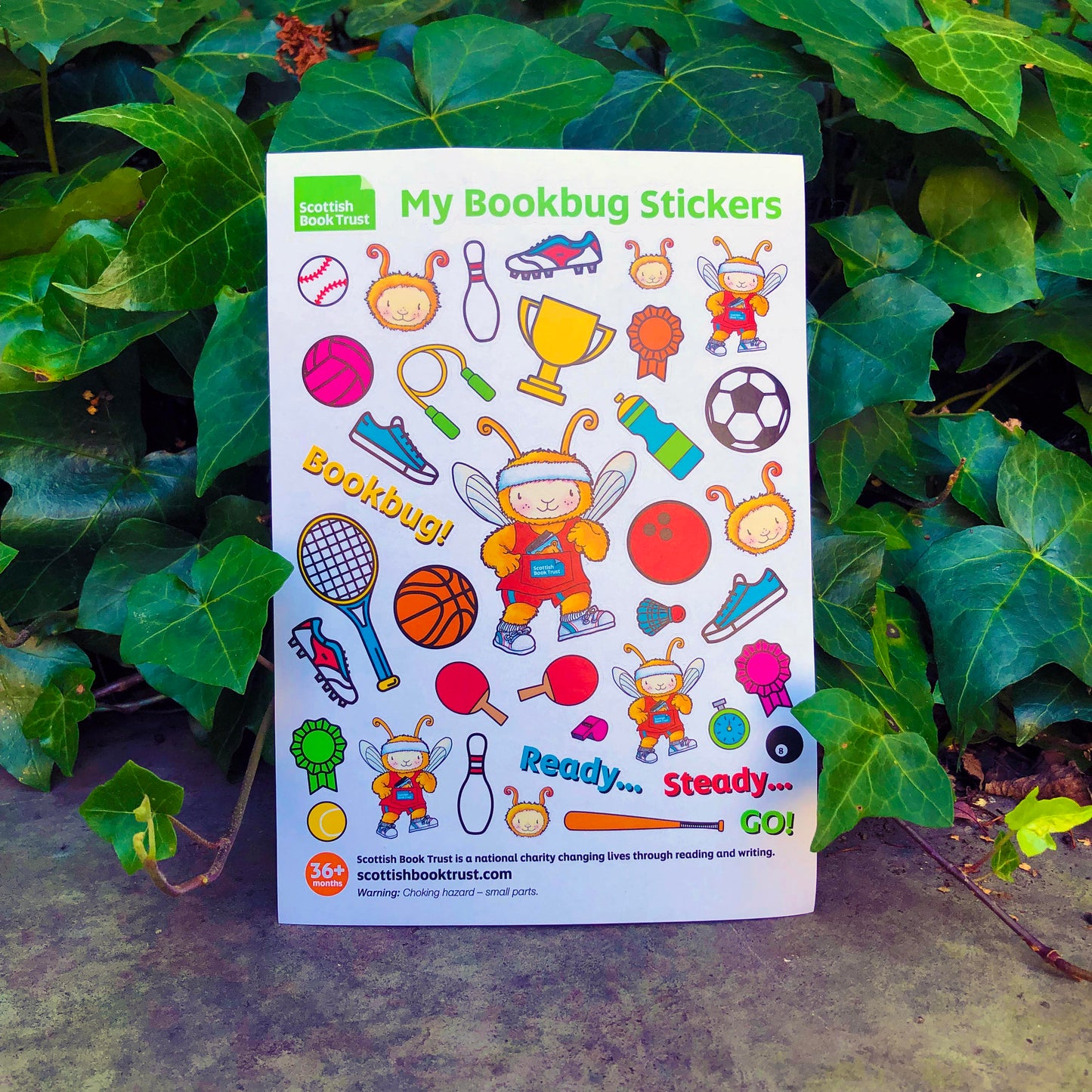 My Bookbug Sticker Sheet – Sports