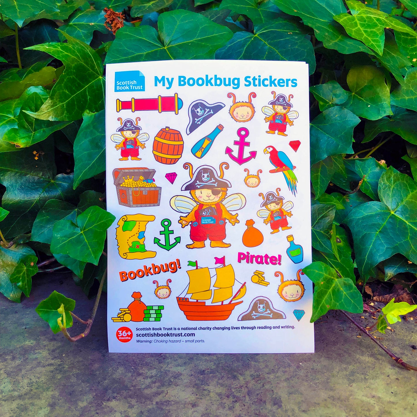 My Bookbug Sticker Sheet – Pirate