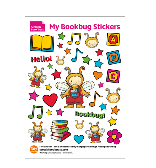 My Bookbug Sticker Sheet #1