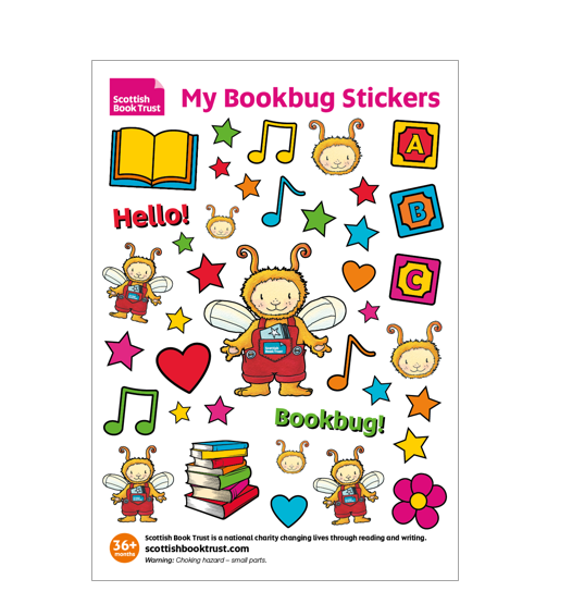 My Bookbug Sticker Sheet
