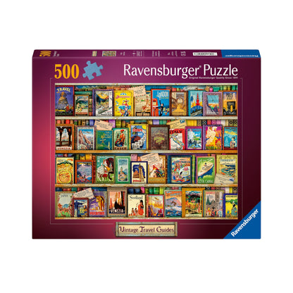 Vintage Travel Guides 500pc jigsaw puzzle