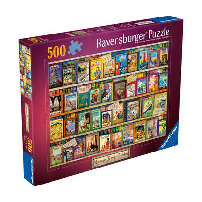 Vintage Travel Guides 500pc jigsaw puzzle