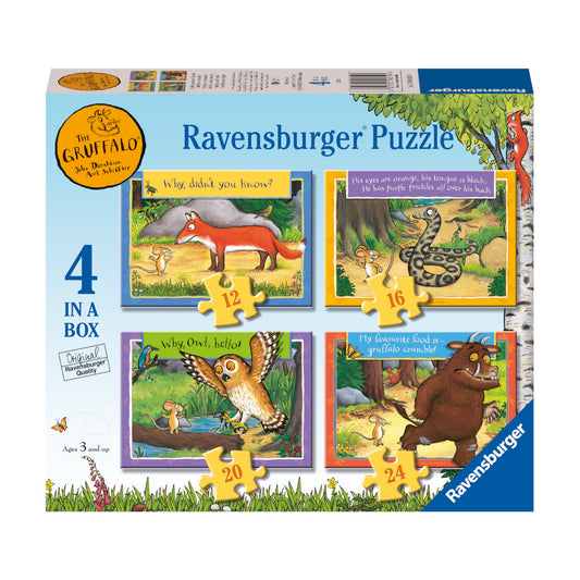 The Gruffalo 4 in a box jigsaw puzzle