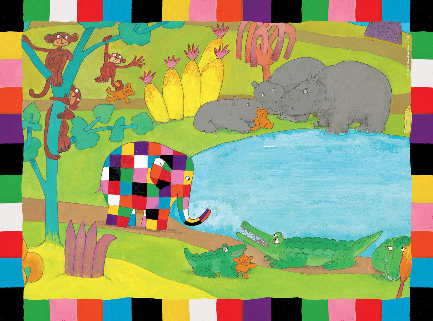 Elmer 4 in a box jigsaw puzzle