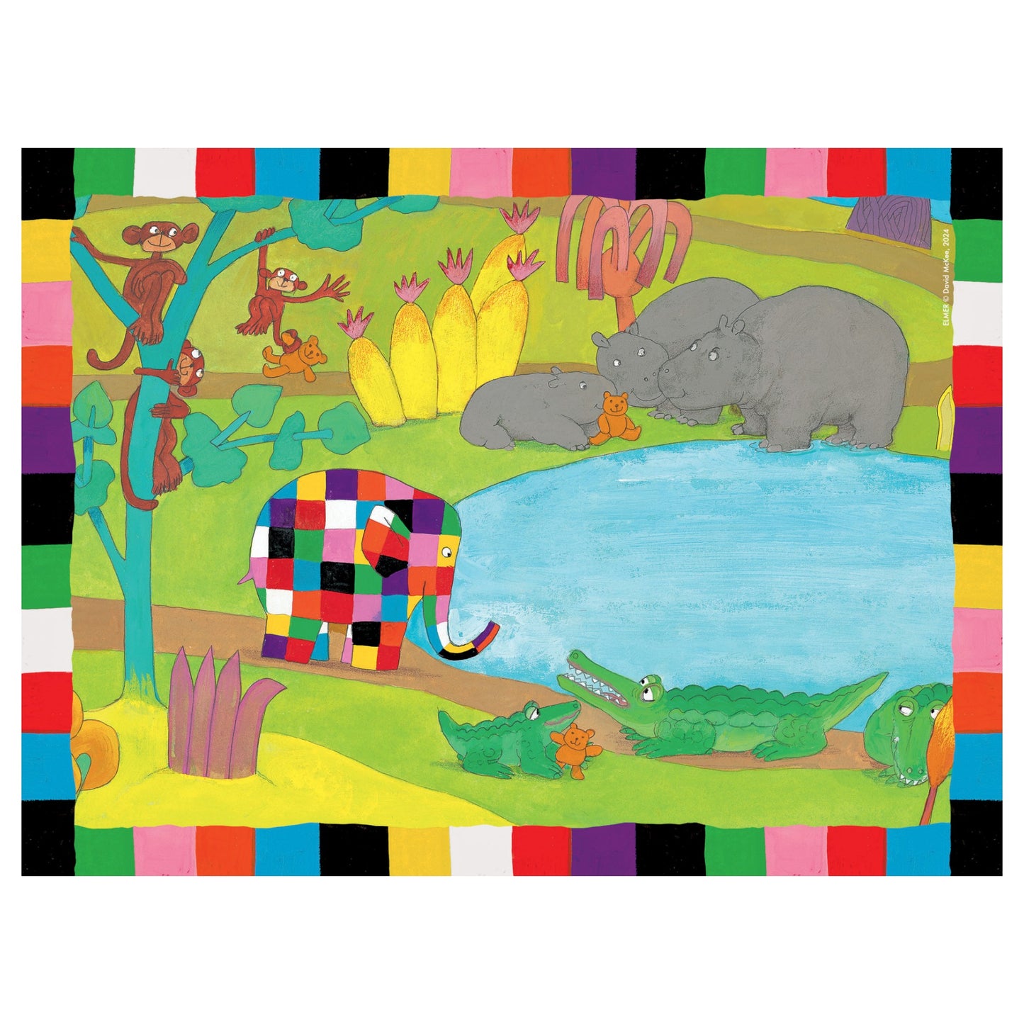 Elmer 4 in a box jigsaw puzzle