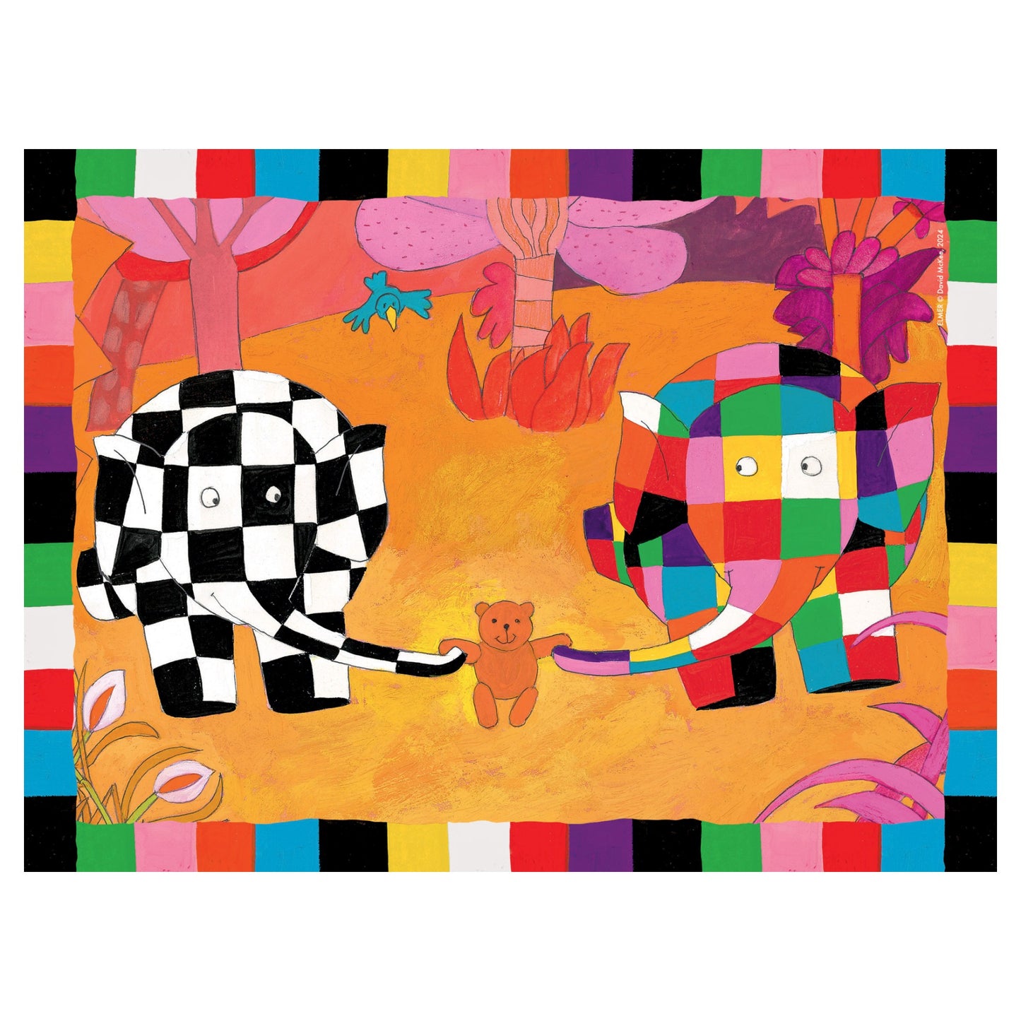Elmer 4 in a box jigsaw puzzle