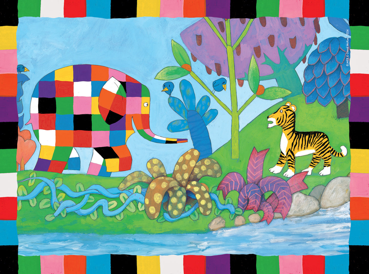 Elmer 4 in a box jigsaw puzzle