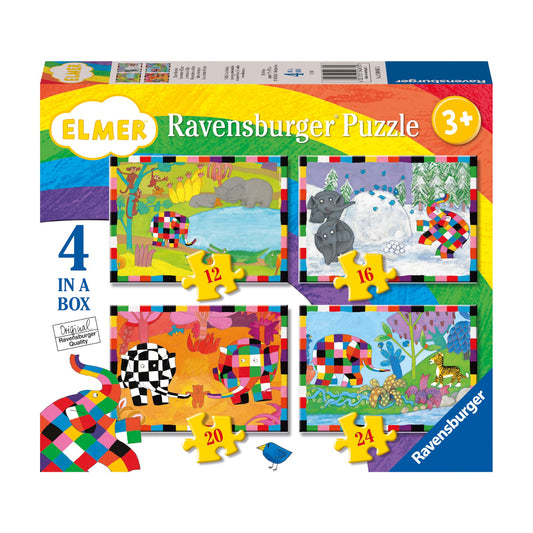 Elmer 4 in a box jigsaw puzzle