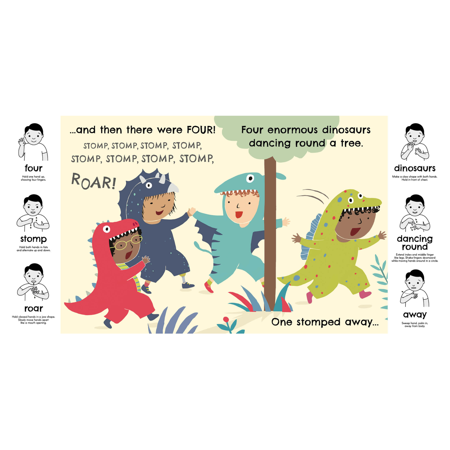 Sign and Rhyme: Five Enormous Dinosaurs (with BSL)