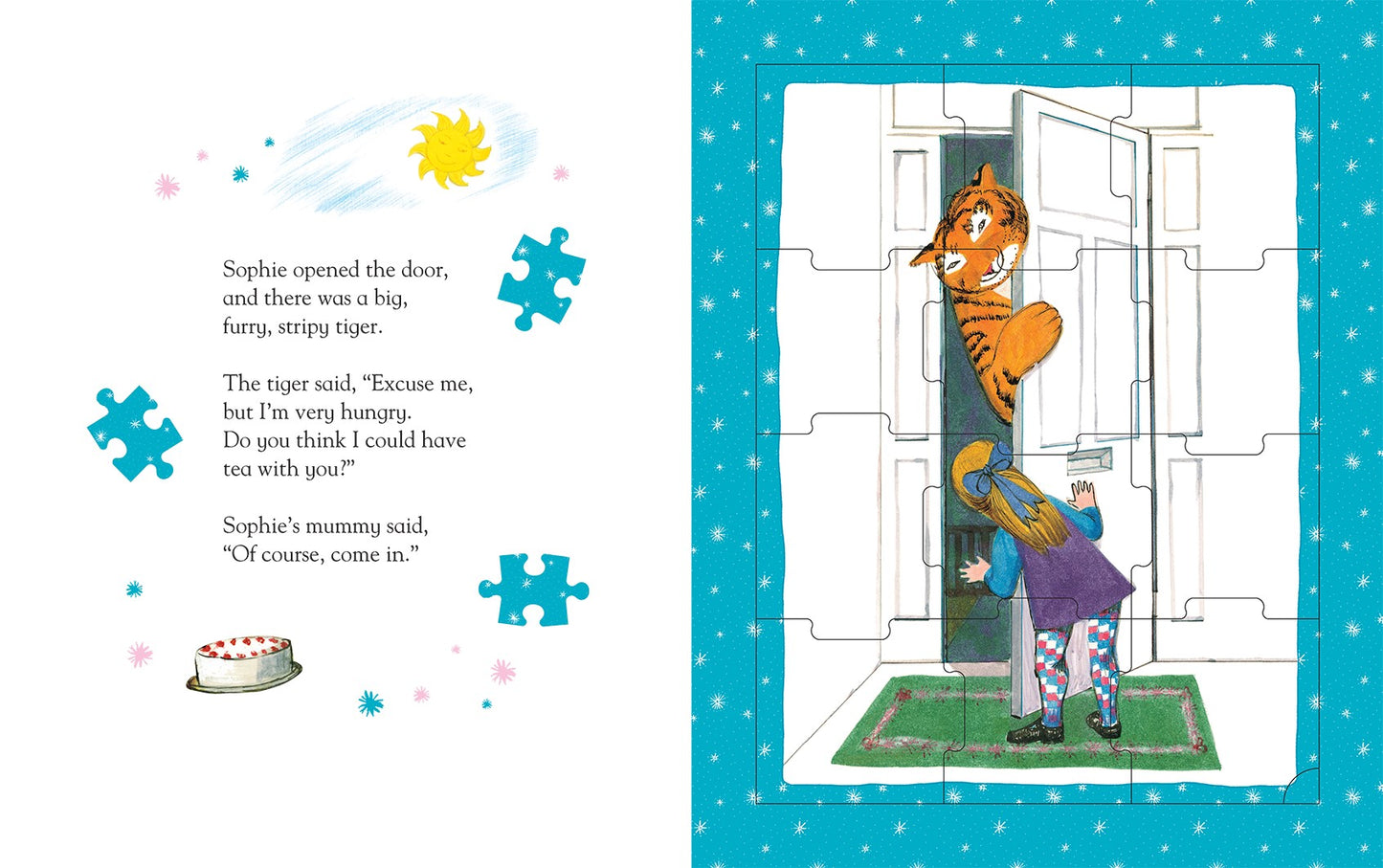 The Tiger Who Came to Tea Jigsaw Book