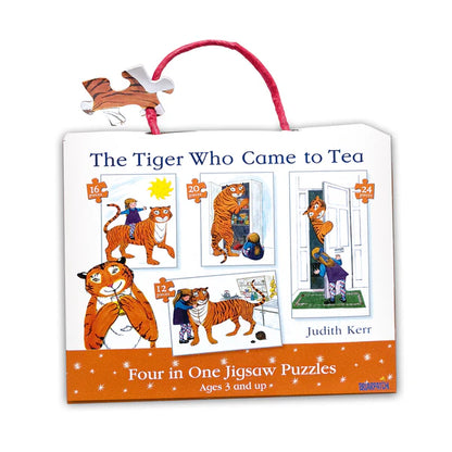 The Tiger Who Came to Tea 4-in-1 puzzle