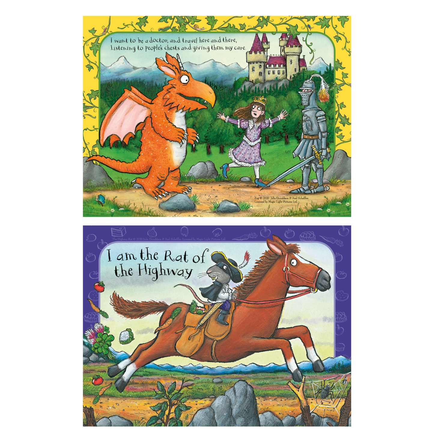 Zog & other stories 4 in 1 puzzle
