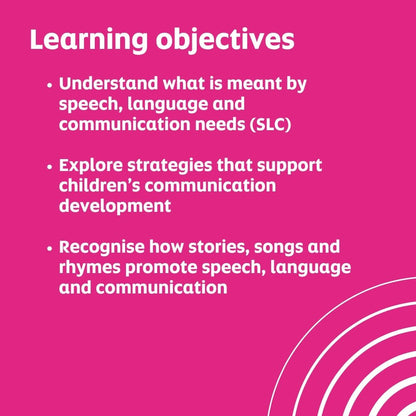 Speech, language and communication: Supporting inclusion through stories, songs and rhymes