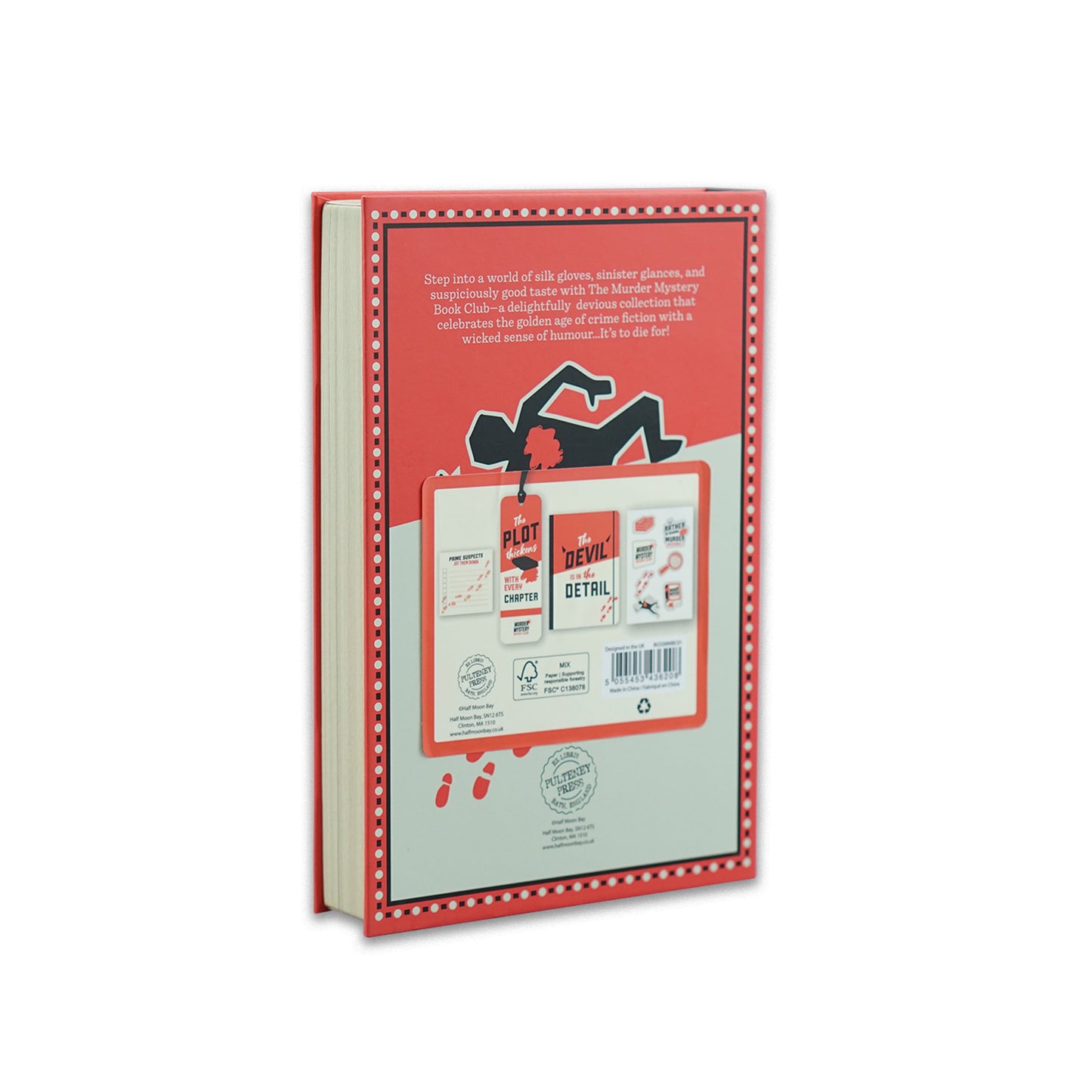 Murder Mystery Book Club Stationery Set
