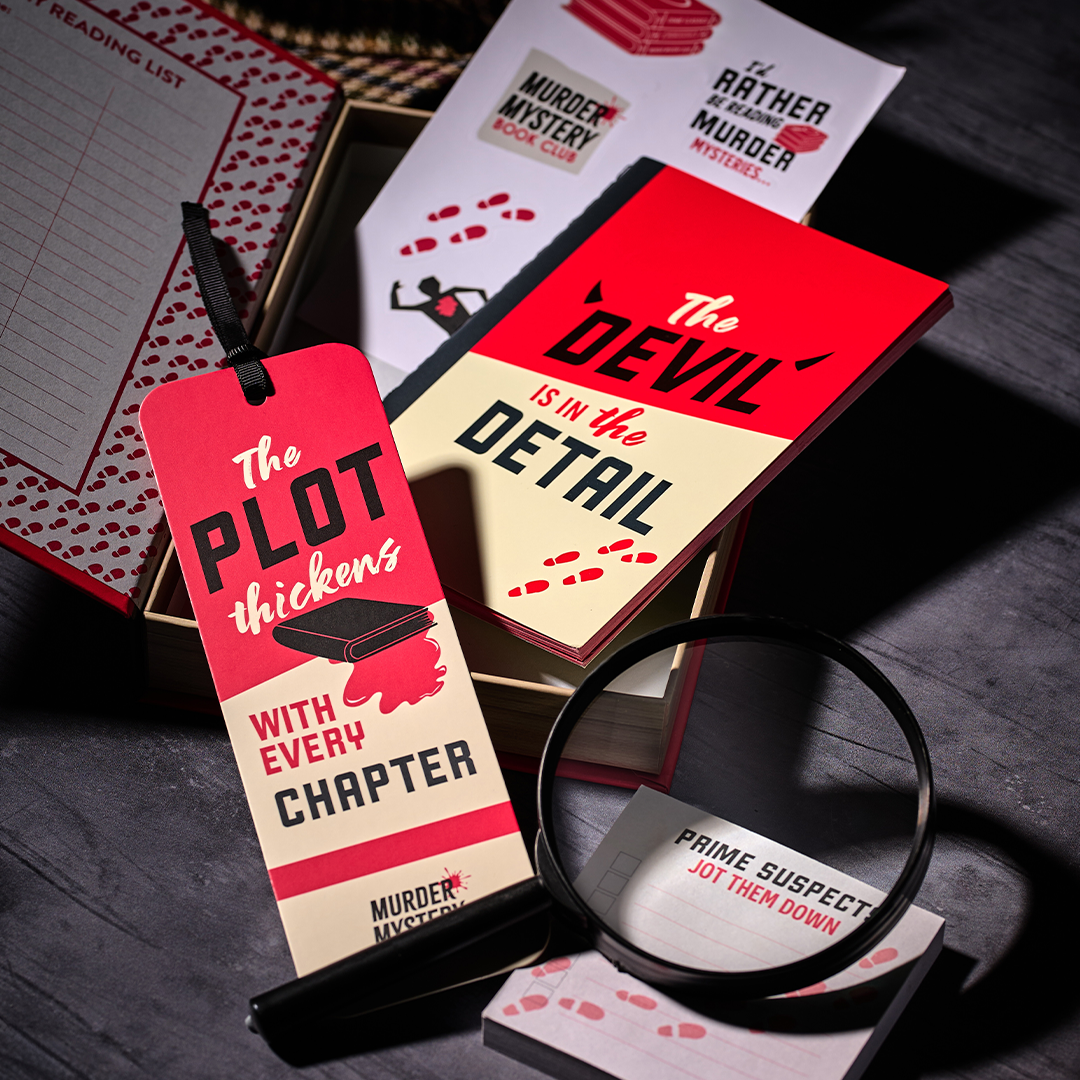 Murder Mystery Book Club Stationery Set