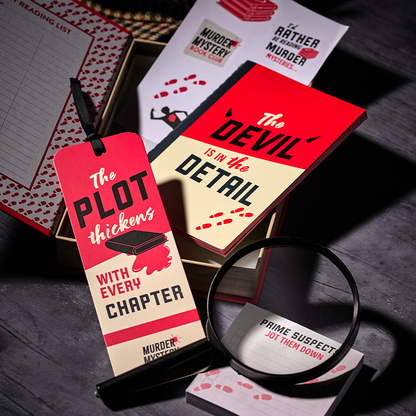 Murder Mystery Book Club Stationery Set