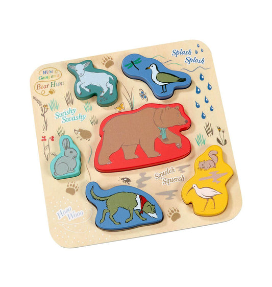 We're Going On a Bear Hunt wooden shape puzzle