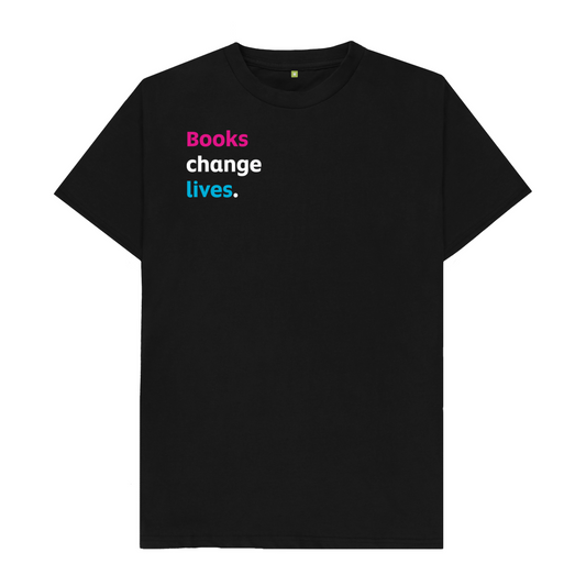 Men's T-shirt – Books change lives (black)