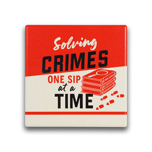 Murder Mystery Book Club coaster