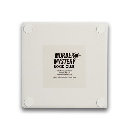 Murder Mystery Book Club coaster