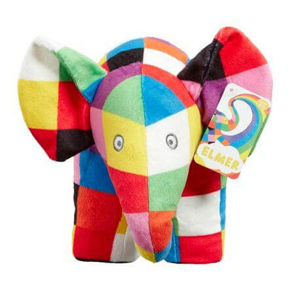 Elmer soft toy