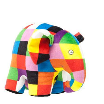 Elmer soft toy