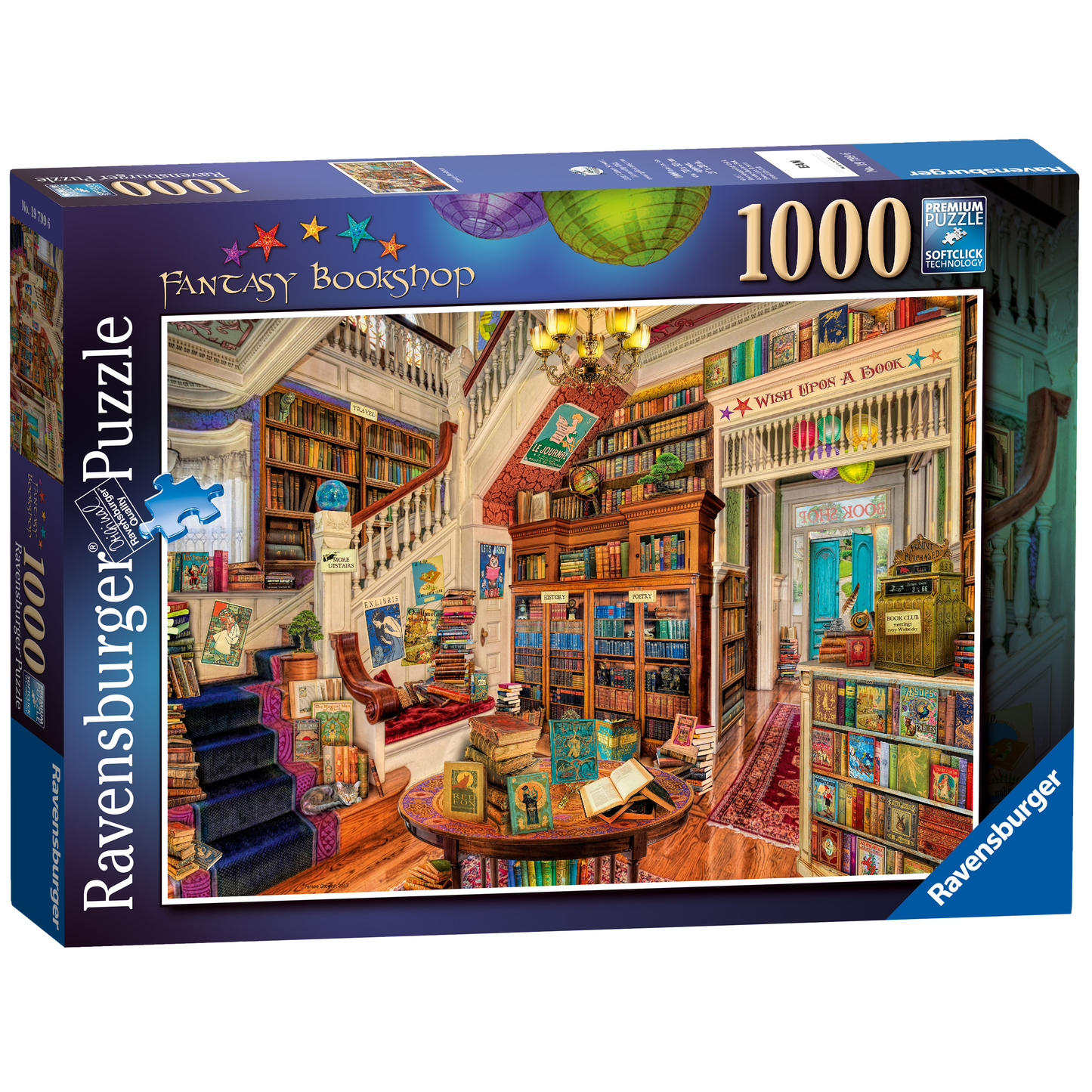 Fantasy Bookshop 1,000pc jigsaw puzzle