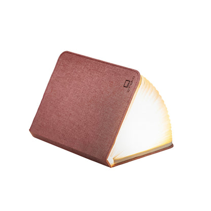 Blush Pink Fabric Mini Smart Book Light