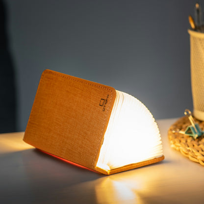 Orange Fabric Mini Smart Book Light