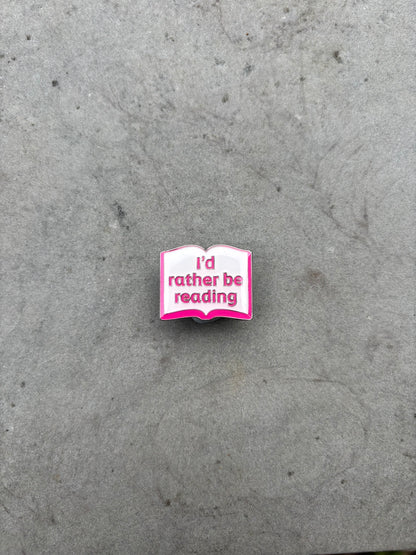 I'd rather be reading pin badge bundle